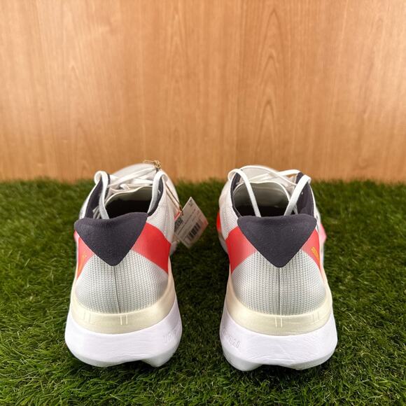adidas Adizero Boston 12 Cloud White Solar Red Running Shoes IF9210 Mens Sz 10.5 main image 4